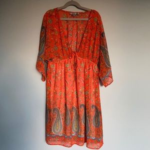 3/$21 Forever 21 Flowers Paisley Print Dress Small